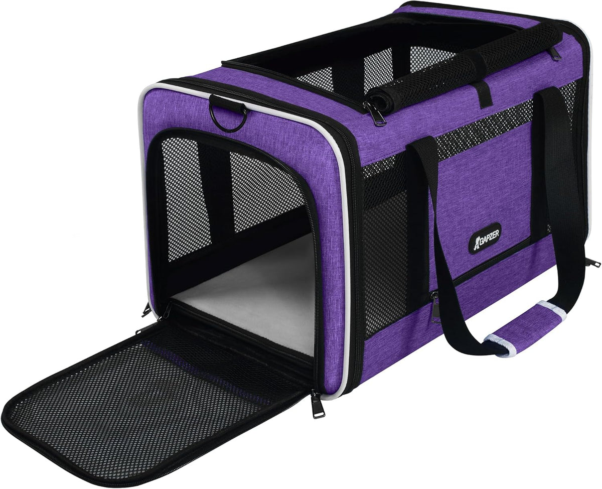 Cat Carrier American Airline Approved 18x11x11,Top Opening Pet Cage