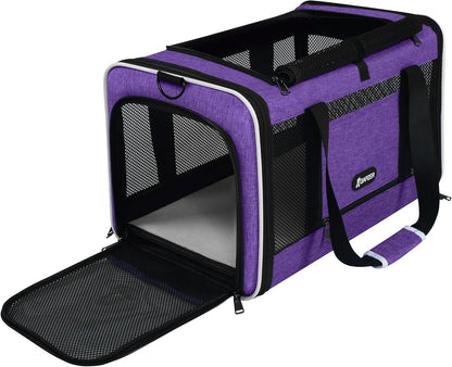 Cat Carrier American Airline Approved 18x11x11,Top Opening Pet Cage