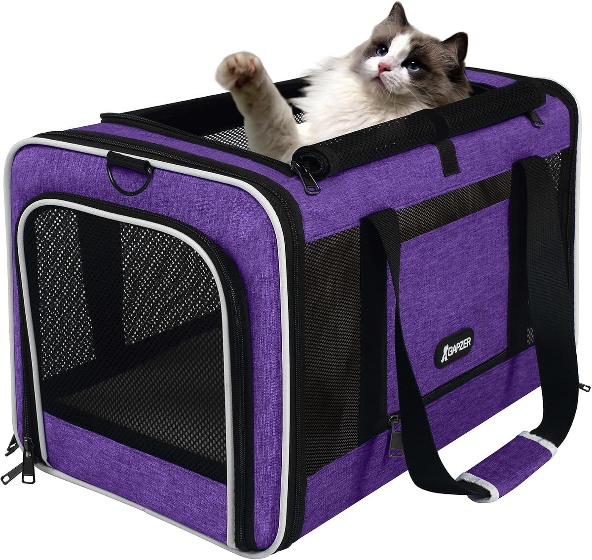 Cat Carrier American Airline Approved 18x11x11,Top Opening Pet Cage