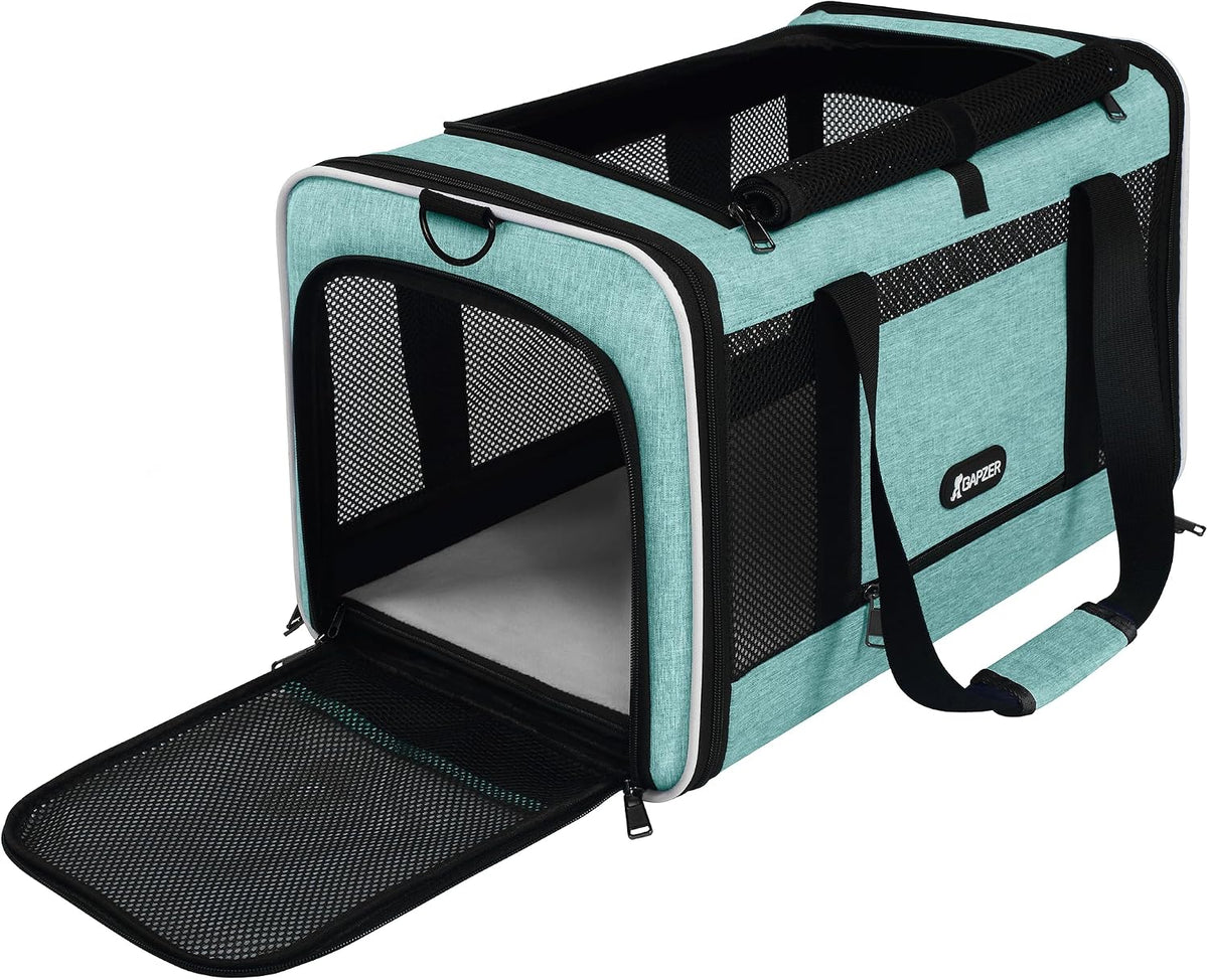 Cat Carrier American Airline Approved 18x11x11,Top Opening Pet Cage