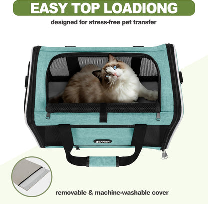 Cat Carrier American Airline Approved 18x11x11,Top Opening Pet Cage
