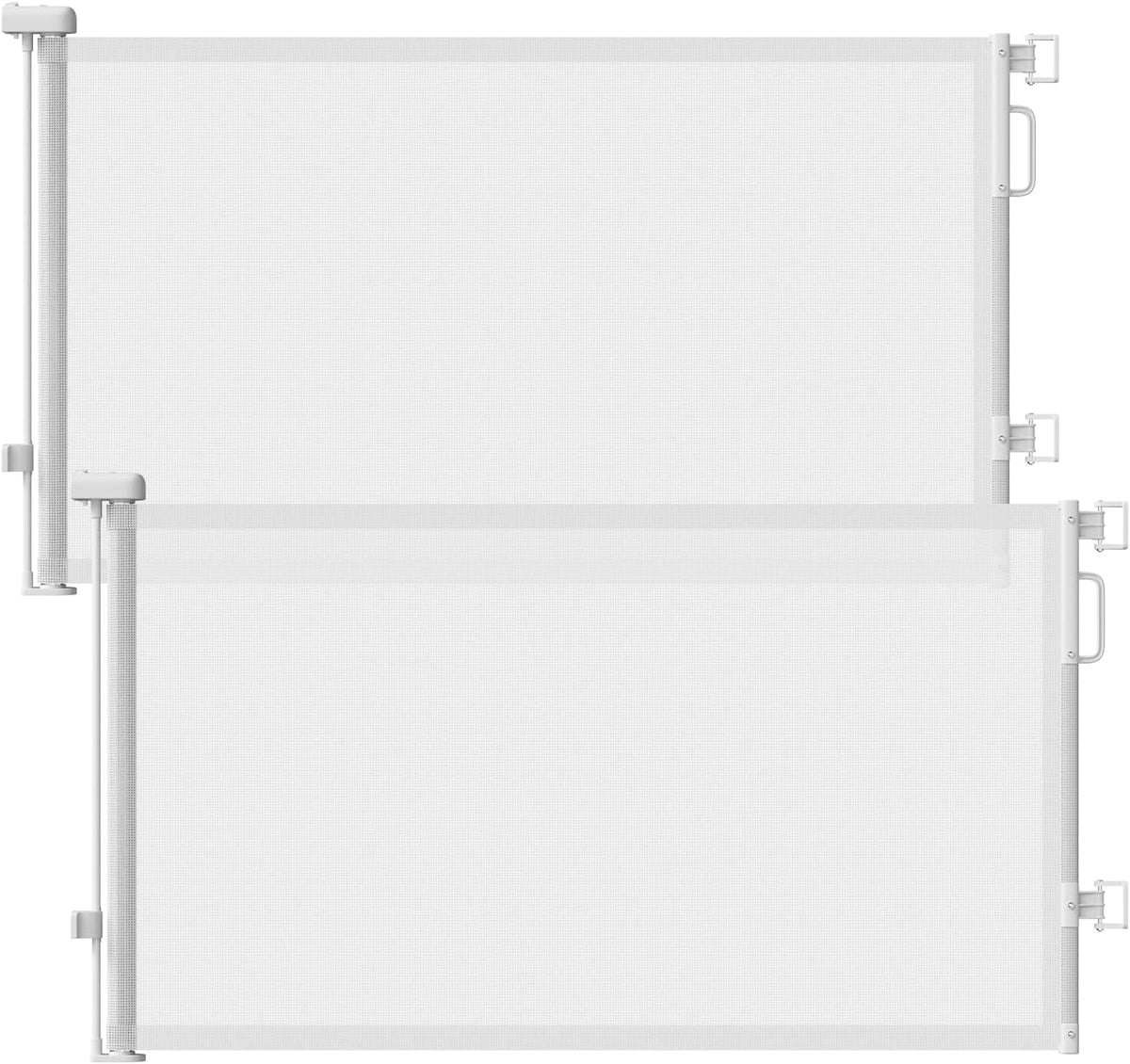 Retractable Baby Gates for Doorway, 58" Wide Mesh Dog Gate for Stair