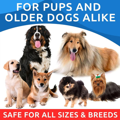 Dog Allergy Relief Chews - Skin Health & Anti-Itch Supplement with Omega-3
