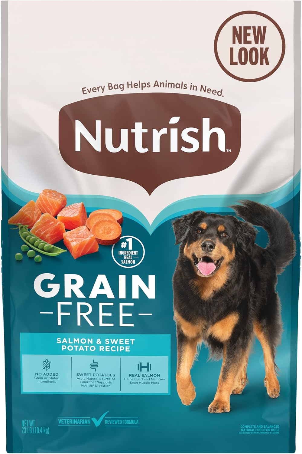 Nutrish Grain Free Salmon Dry Dog Food, 11.5 lb. Bag (Rachael Ray)
