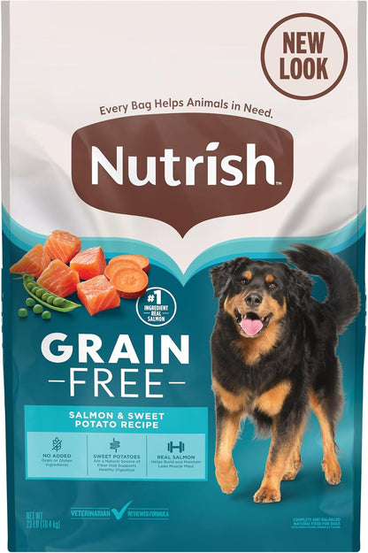 Nutrish Grain Free Salmon Dry Dog Food, 11.5 lb. Bag (Rachael Ray)
