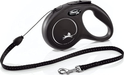 ® Classic Cord Retractable Dog Leash, Small, 16 ft - Black