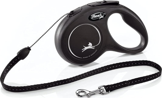 ® Classic Cord Retractable Dog Leash, Small, 16 ft - Black