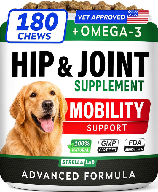 Advanced Hip Joint Supplement for Dogs, Chondroitin Joint Chews