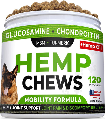 Advanced Hip Joint Supplement for Dogs, Chondroitin Joint Chews