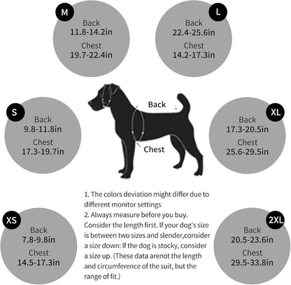 Dog Surgery Recovery Suit,Female Male Dog Onesie for Spay Neuter,Substitute E-Collar & Cone,Anti-Licking Breathable Onesie for Small Medium Large Dogs,New Dinosaur Pattern XL