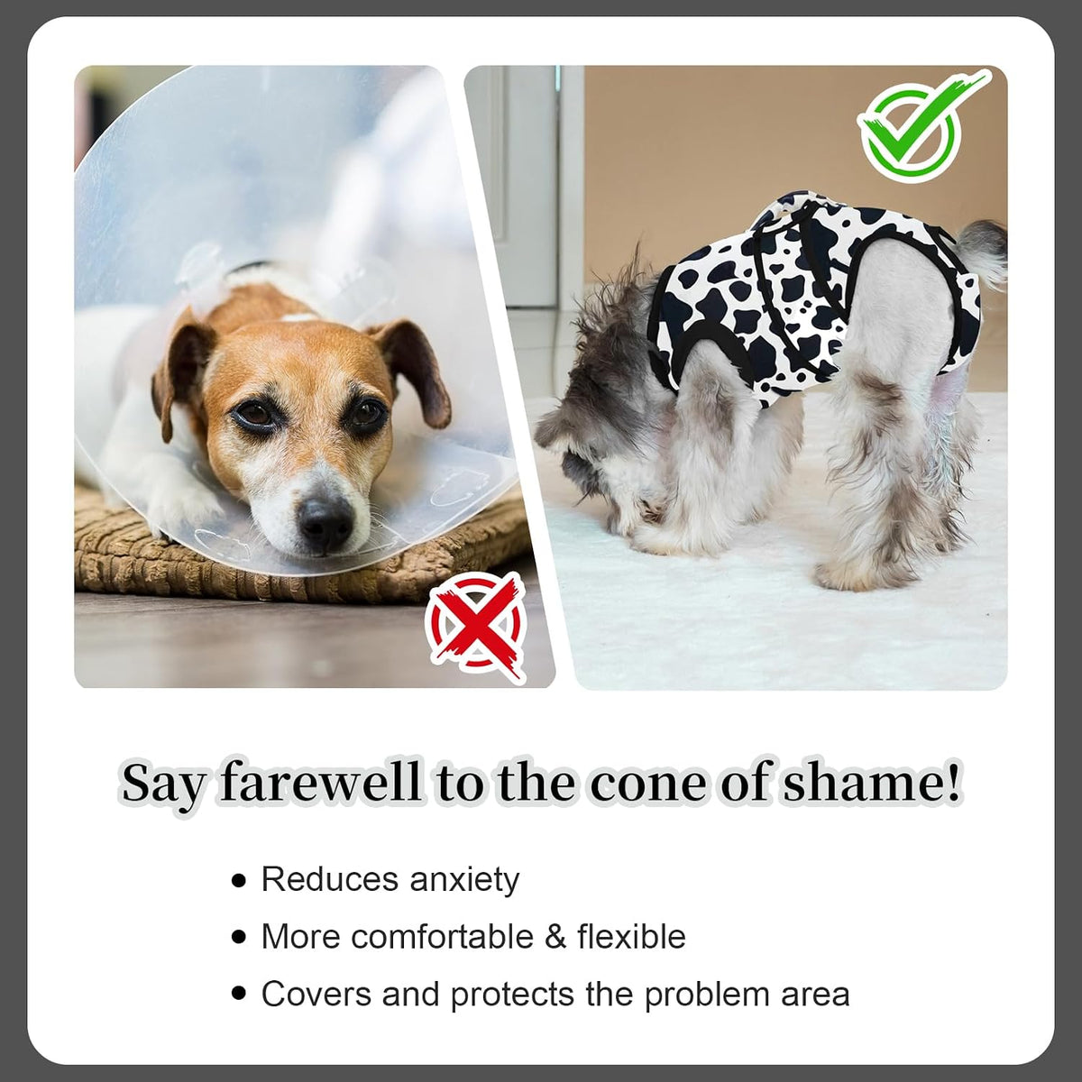 Dog Surgery Recovery Suit,Female Male Dog Onesie for Spay Neuter,Substitute E-Collar & Cone,Anti-Licking Breathable Onesie for Small Medium Large Dogs,New Dinosaur Pattern XL