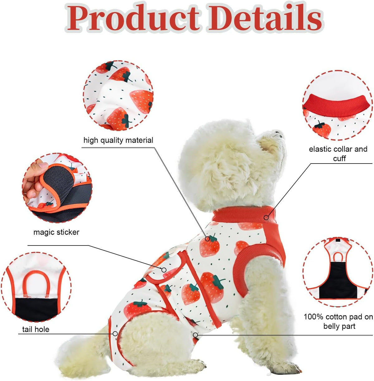 Dog Surgery Recovery Suit,Female Male Dog Onesie for Spay Neuter,Substitute E-Collar & Cone,Anti-Licking Breathable Onesie for Small Medium Large Dogs,New Dinosaur Pattern XL