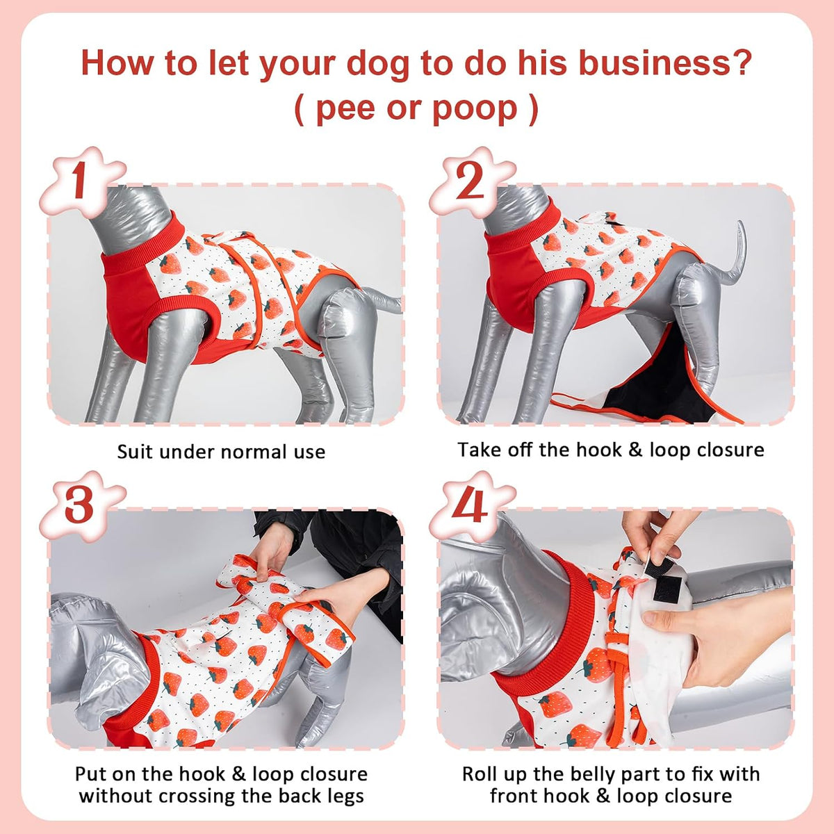 Dog Surgery Recovery Suit,Female Male Dog Onesie for Spay Neuter,Substitute E-Collar & Cone,Anti-Licking Breathable Onesie for Small Medium Large Dogs,New Dinosaur Pattern XL