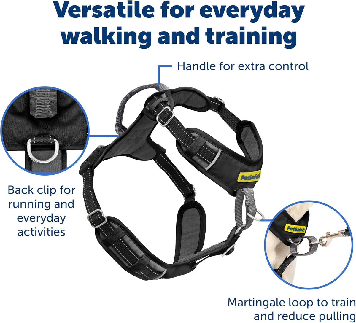 Easy Walk Comfort No Pull Dog Harness, Green, Medium