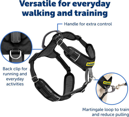 Easy Walk Comfort No Pull Dog Harness, Green, Medium