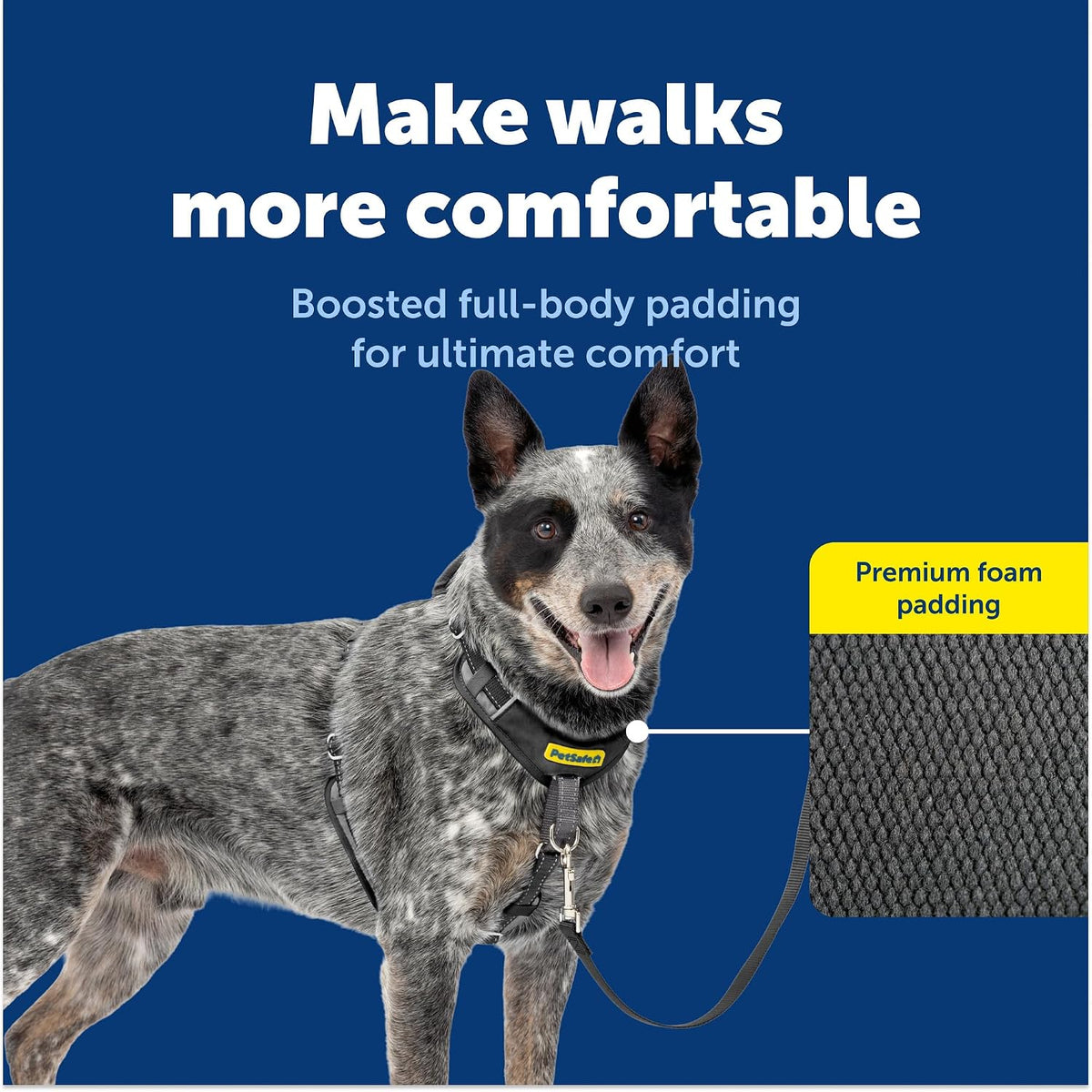 Easy Walk Comfort No Pull Dog Harness, Green, Medium