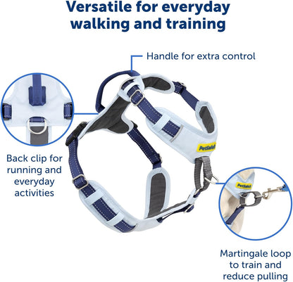 Easy Walk Comfort No Pull Dog Harness, Green, Medium