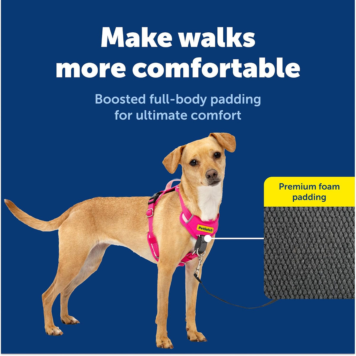 Easy Walk Comfort No Pull Dog Harness, Green, Medium