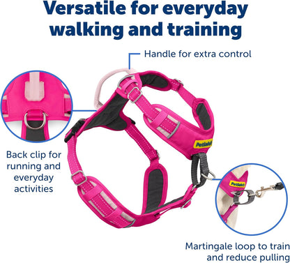 Easy Walk Comfort No Pull Dog Harness, Green, Medium