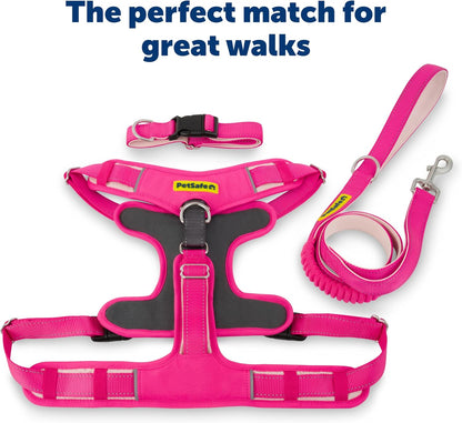 Easy Walk Comfort No Pull Dog Harness, Green, Medium