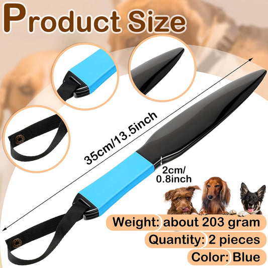 2 Pcs Dog Break Stick for Large Dogs, Chew Toy, Blue