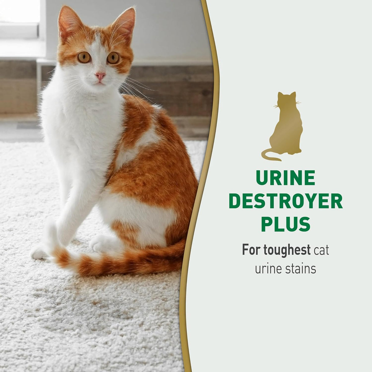 Urine Destroyer Plus for Dogs, Enzymatic Formula for Severe Dog Stains, 32 oz