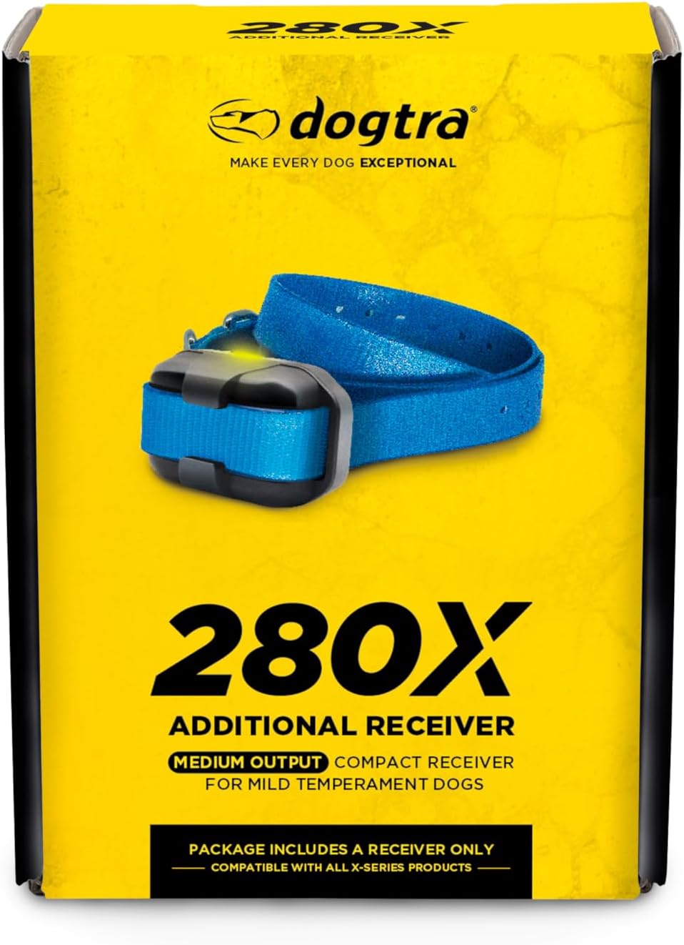 280X E-Collar with Remote [New Edition] 10 lbs+, 1/2 Mile Range, LED Light, 100 Levels of Precise Control for Stubborn Dogs, Waterproof, Boost for Quick Recall, Vibration, Safety Lock & Tone