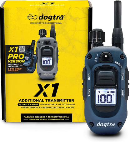 280X E-Collar with Remote [New Edition] 10 lbs+, 1/2 Mile Range, LED Light, 100 Levels of Precise Control for Stubborn Dogs, Waterproof, Boost for Quick Recall, Vibration, Safety Lock & Tone