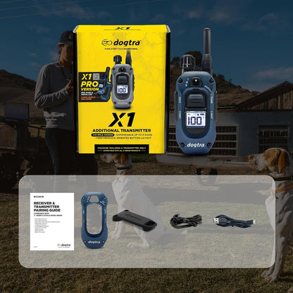 280X E-Collar with Remote [New Edition] 10 lbs+, 1/2 Mile Range, LED Light, 100 Levels of Precise Control for Stubborn Dogs, Waterproof, Boost for Quick Recall, Vibration, Safety Lock & Tone
