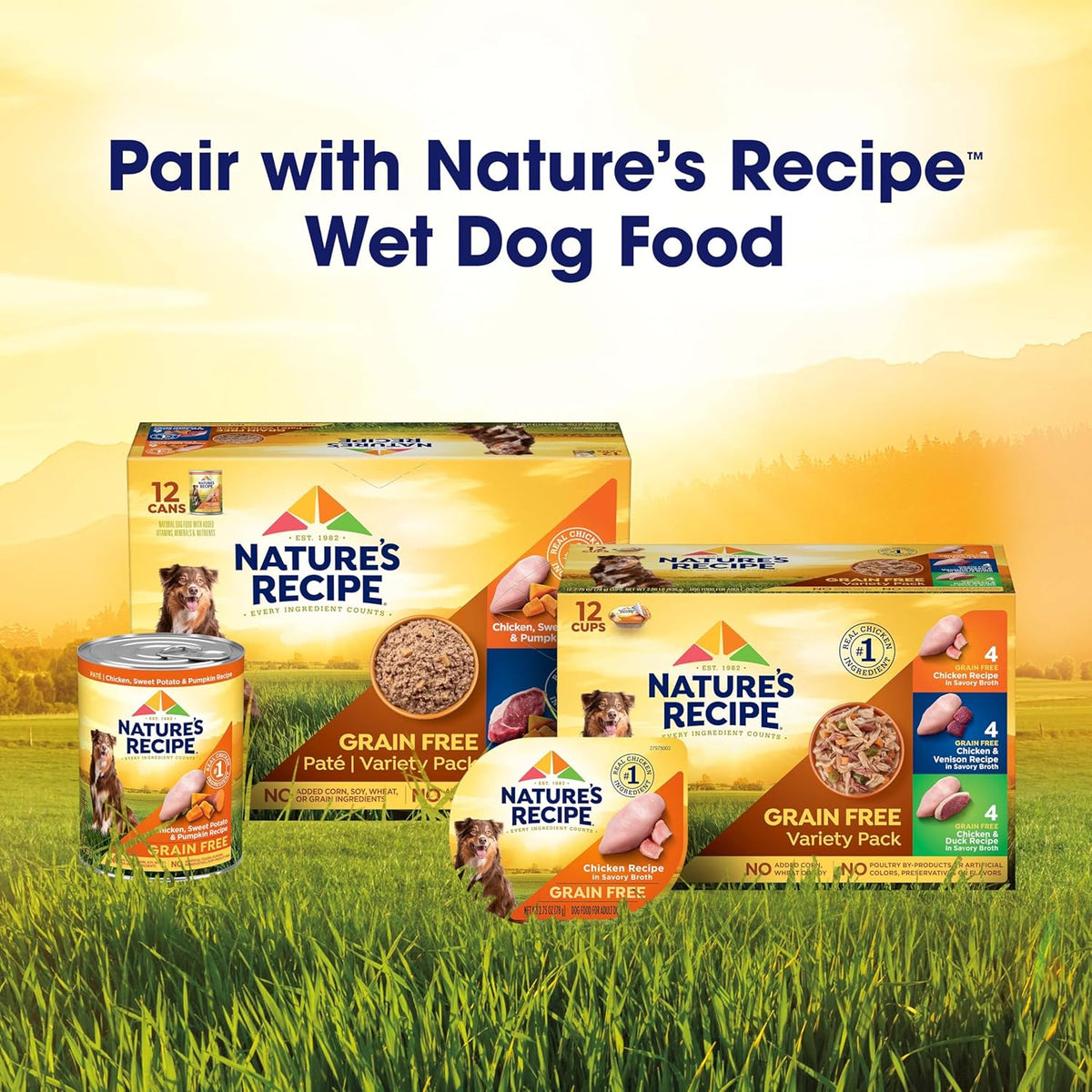 Grain Free Small Breed Dry Dog Food, Chicken, Sweet Potato & Pumpkin Recipe, 4 lb. Bag