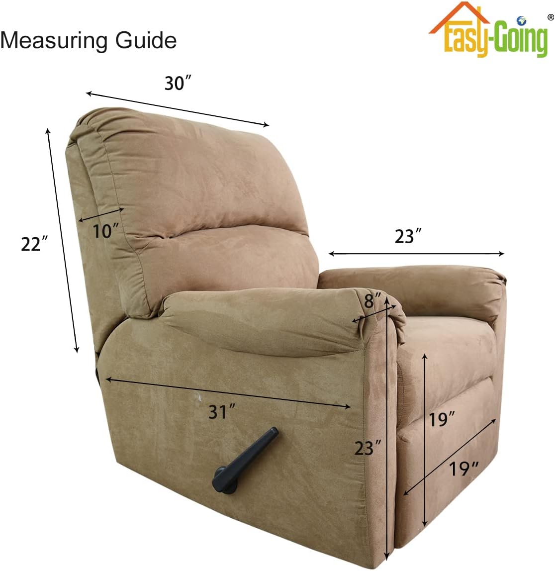 Reversible Couch Cover, 3 Cushion Sofa, Large, Chocolate/Beige | Machine Washable Slipcover For Dogs, Water Resistant Furniture Mat For Living Room, Non-Slip Sofa Cover, Pet Friendly - Colors A