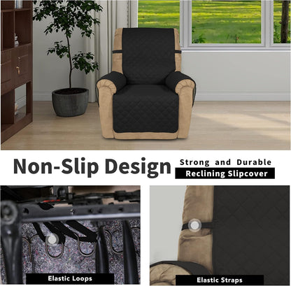 Reversible Couch Cover, 3 Cushion Sofa, Large, Chocolate/Beige | Machine Washable Slipcover For Dogs, Water Resistant Furniture Mat For Living Room, Non-Slip Sofa Cover, Pet Friendly - Colors A