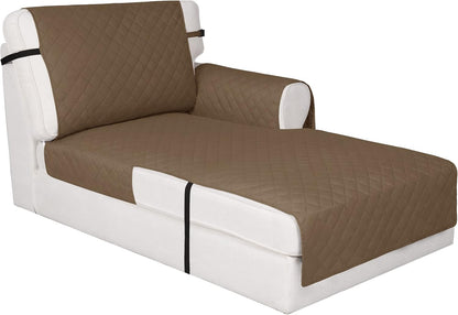 Reversible Couch Cover, 3 Cushion Sofa, Large, Chocolate/Beige | Machine Washable Slipcover For Dogs, Water Resistant Furniture Mat For Living Room, Non-Slip Sofa Cover, Pet Friendly - Colors A