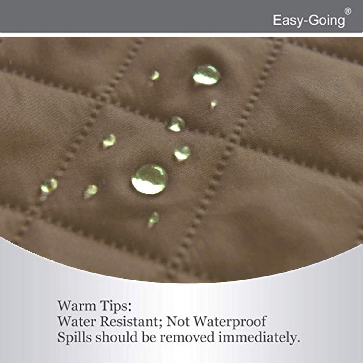 Reversible Couch Cover, 3 Cushion Sofa, Large, Chocolate/Beige | Machine Washable Slipcover For Dogs, Water Resistant Furniture Mat For Living Room, Non-Slip Sofa Cover, Pet Friendly - Colors A