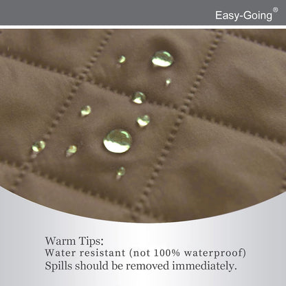 Reversible Couch Cover, 3 Cushion Sofa, Large, Chocolate/Beige | Machine Washable Slipcover For Dogs, Water Resistant Furniture Mat For Living Room, Non-Slip Sofa Cover, Pet Friendly - Colors A