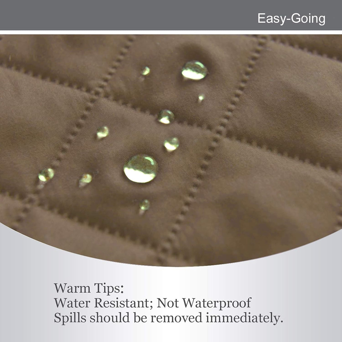 Reversible Couch Cover, 3 Cushion Sofa, Large, Chocolate/Beige | Machine Washable Slipcover For Dogs, Water Resistant Furniture Mat For Living Room, Non-Slip Sofa Cover, Pet Friendly - Colors A