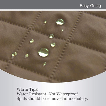 Reversible Couch Cover, 3 Cushion Sofa, Large, Chocolate/Beige | Machine Washable Slipcover For Dogs, Water Resistant Furniture Mat For Living Room, Non-Slip Sofa Cover, Pet Friendly - Colors A
