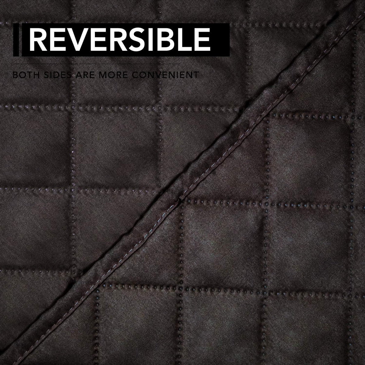 Reversible Couch Cover, 3 Cushion Sofa, Large, Chocolate/Beige | Machine Washable Slipcover For Dogs, Water Resistant Furniture Mat For Living Room, Non-Slip Sofa Cover, Pet Friendly - Colors A