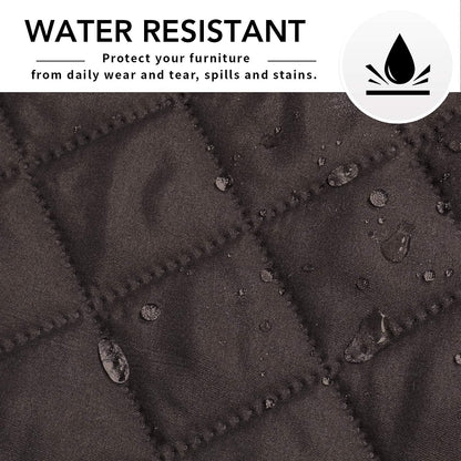Reversible Couch Cover, 3 Cushion Sofa, Large, Chocolate/Beige | Machine Washable Slipcover For Dogs, Water Resistant Furniture Mat For Living Room, Non-Slip Sofa Cover, Pet Friendly - Colors A