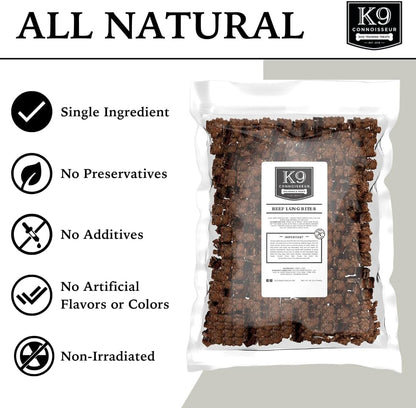Beef Lung Dog Treats - USA Made Single Ingredient Dog Treat