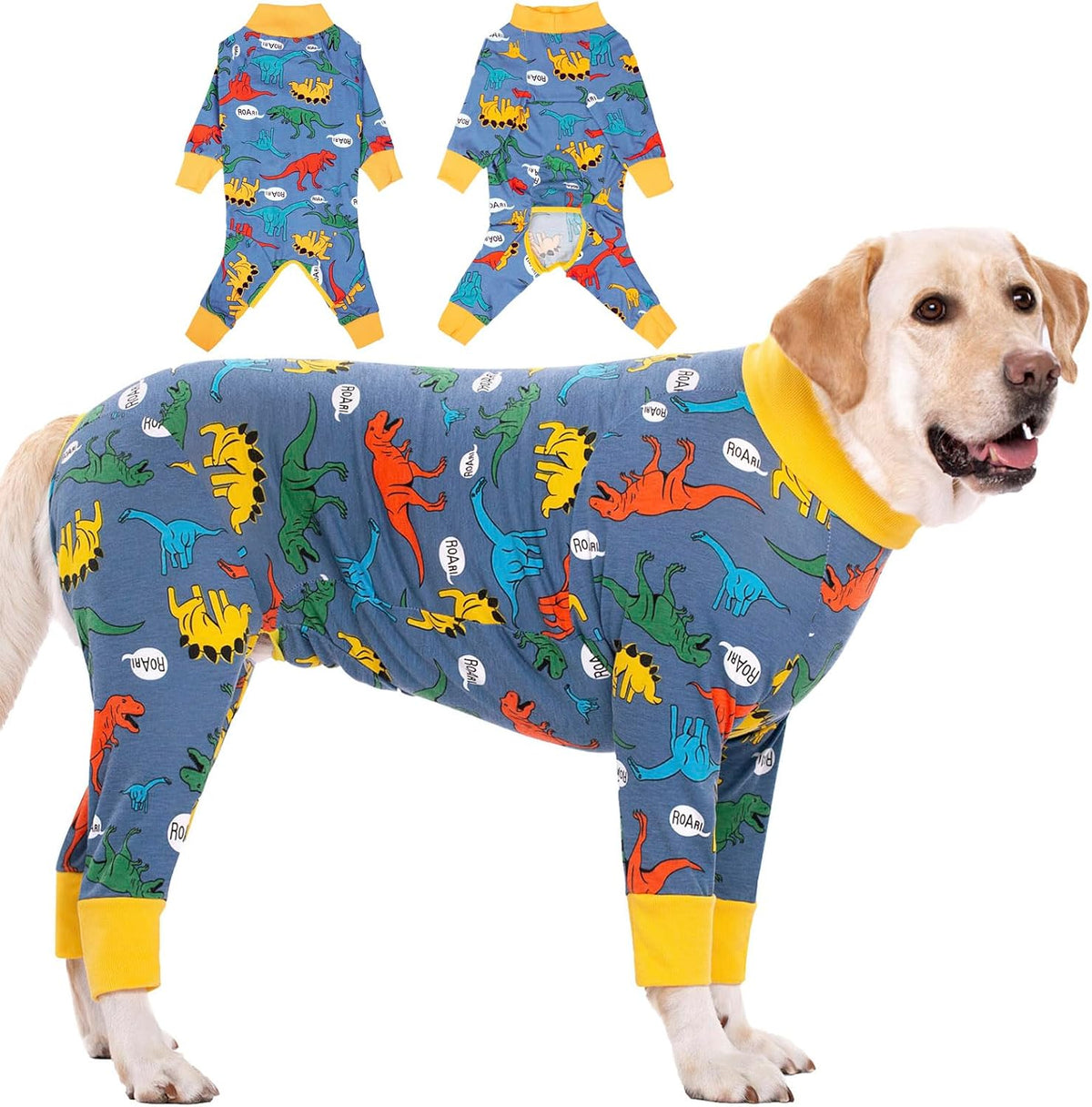 Dog Recovery Suit for Dogs After Surgery Female Male Medium Large Dog Neuter Spay Onesie for Shedding Prevent Licking Surgical Wound Dog Cone Alternative