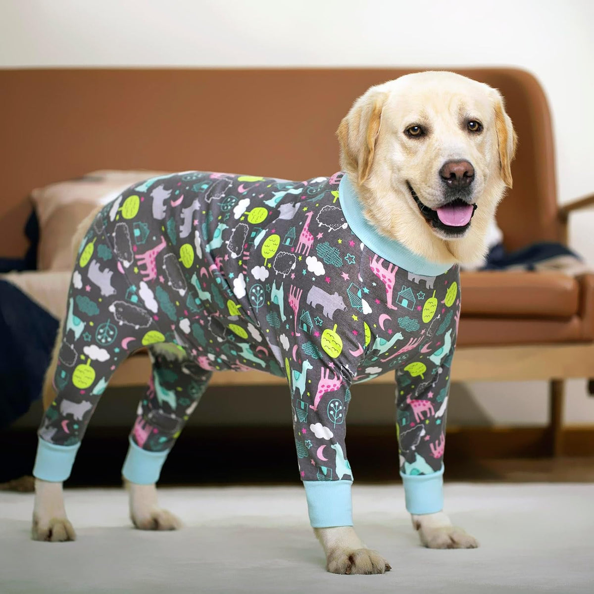 Dog Recovery Suit for Dogs After Surgery Female Male Medium Large Dog Neuter Spay Onesie for Shedding Prevent Licking Surgical Wound Dog Cone Alternative