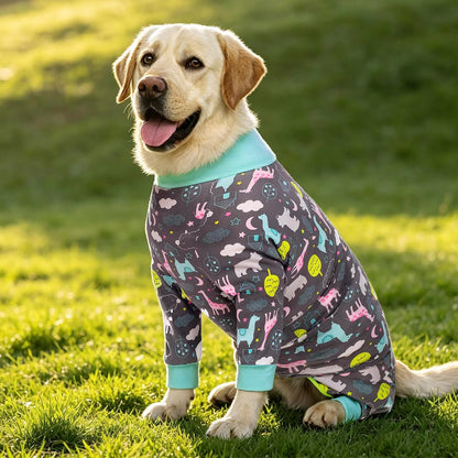 Dog Recovery Suit for Dogs After Surgery Female Male Medium Large Dog Neuter Spay Onesie for Shedding Prevent Licking Surgical Wound Dog Cone Alternative