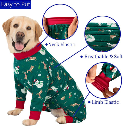 Dog Recovery Suit for Dogs After Surgery Female Male Medium Large Dog Neuter Spay Onesie for Shedding Prevent Licking Surgical Wound Dog Cone Alternative