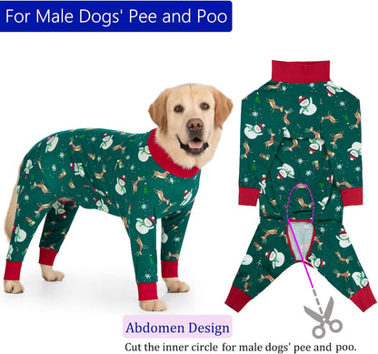 Dog Recovery Suit for Dogs After Surgery Female Male Medium Large Dog Neuter Spay Onesie for Shedding Prevent Licking Surgical Wound Dog Cone Alternative