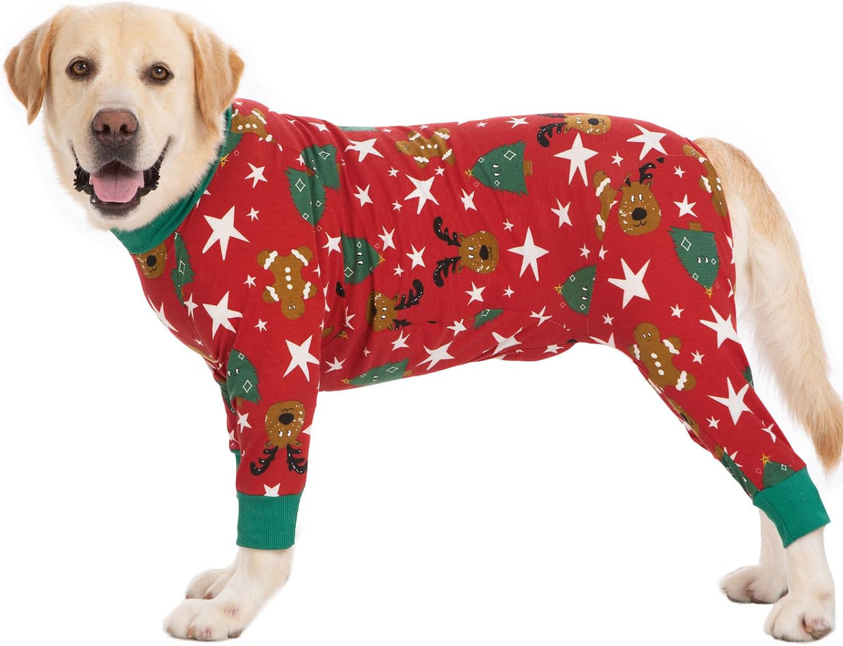 Dog Recovery Suit for Dogs After Surgery Female Male Medium Large Dog Neuter Spay Onesie for Shedding Prevent Licking Surgical Wound Dog Cone Alternative