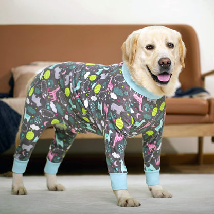 Dog Recovery Suit for Dogs After Surgery Female Male Medium Large Dog Neuter Spay Onesie for Shedding Prevent Licking Surgical Wound Dog Cone Alternative