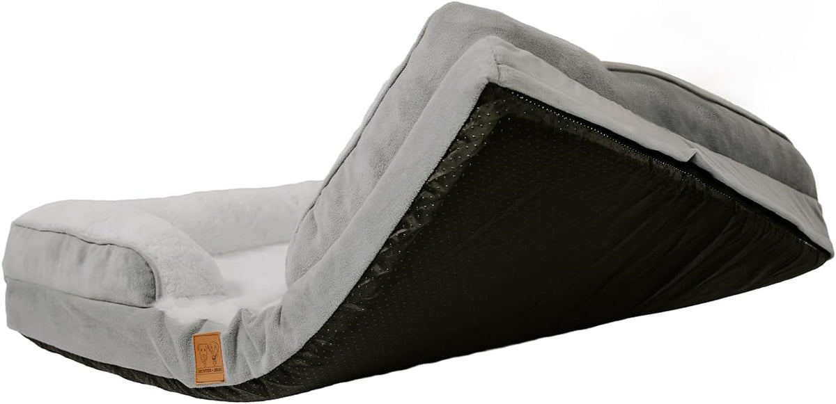 100% Orthopedic Memory Foam Large Dog Bed, Waterproof Washable L Pet Bed 36"