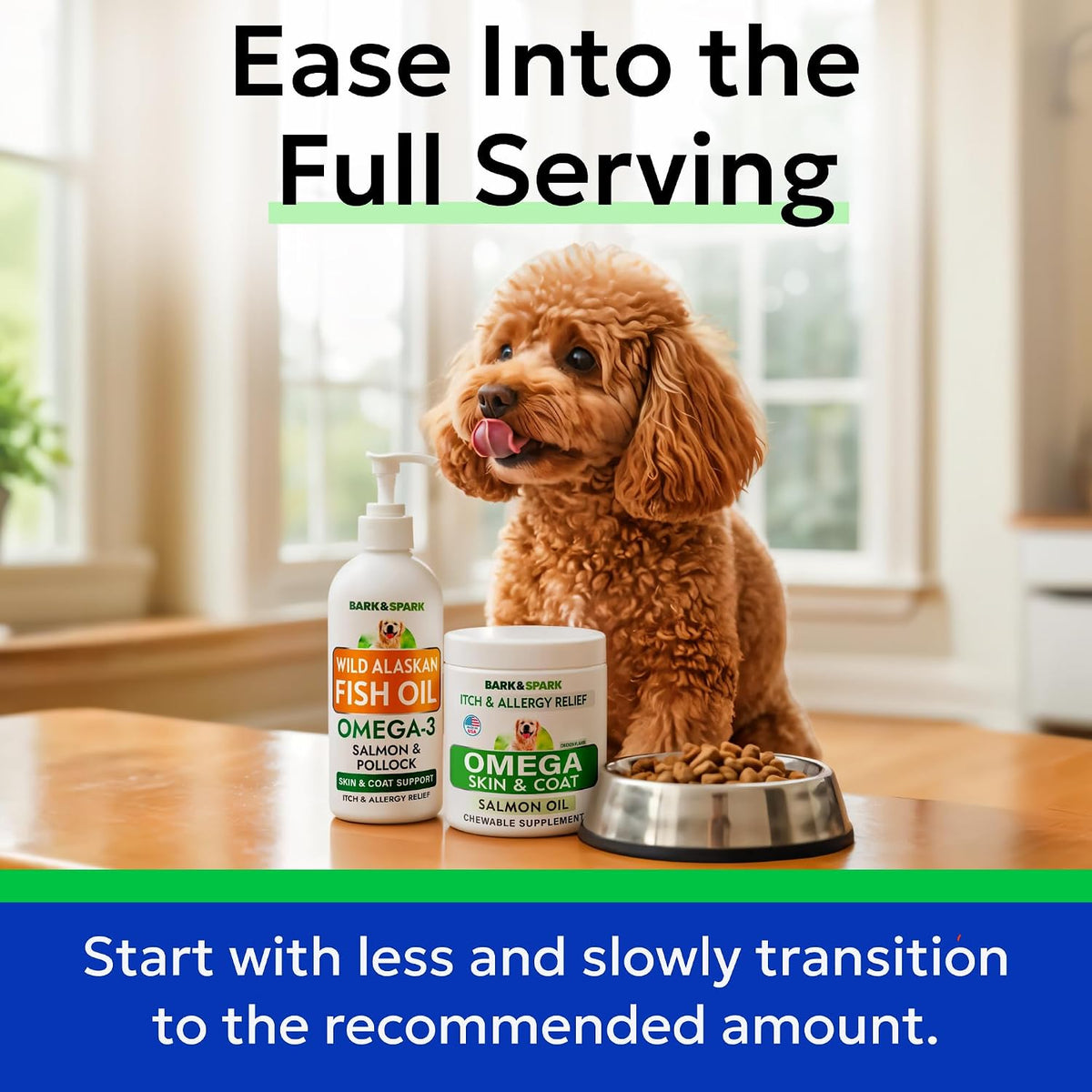 Dog Allergy Relief Chews - Skin Health & Anti-Itch Supplement with Omega-3
