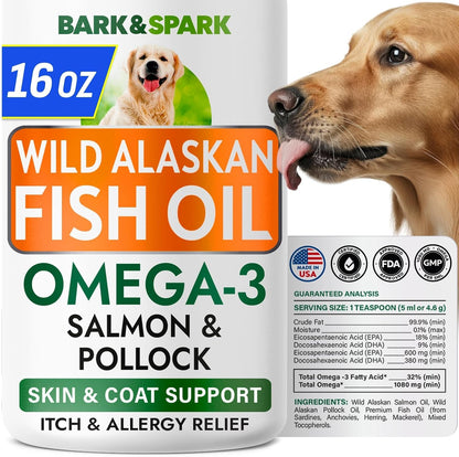Dog Allergy Relief Chews - Skin Health & Anti-Itch Supplement with Omega-3